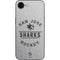 NHL San Jose Sharks Black Text iPhone 16e Skin